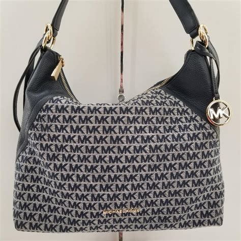 michael kors aria medium shoulder bag|Michael Kors jacquard bag.